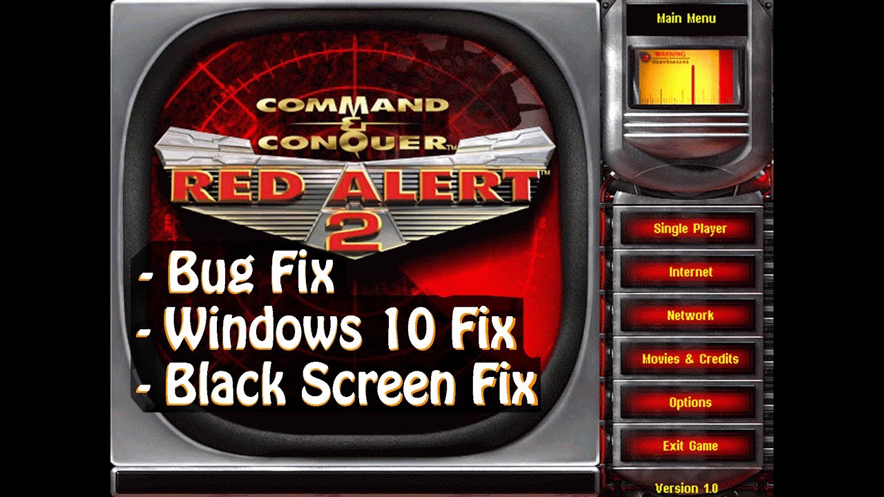 red alert 2 windows10 fix